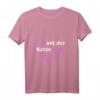 Katzen Spruch T-Shirt mit V-Ausschnitt – Lustiges Geschenk für Katzenliebhaberinnen, Katzenmamas & Katzenfans mit Humor