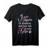 Je mehr Menschen ich kenne desto lieber habe ich meine Katze T-Shirt - Lustiges Tiermotiv für Katzenliebhaber & Humorvolle Tierfreunde
