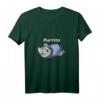 Damen Purrito Lustiges Katzen Wortspiel Burrito T-Shirt mit V-Ausschnitt – Perfektes Geschenk für Katzen- und Burrito-Liebhaber