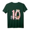 Kinder 10. Geburtstag Mädchen Katzen Outfit - Süßes T-Shirt für den besonderen Tag