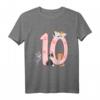 Kinder 10. Geburtstag Mädchen Katzen Outfit - Süßes T-Shirt für den besonderen Tag