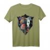 Katze Blaue Augen Mandala Tier Blumen Katzenmotiv T-Shirt – Perfektes Geschenk für Katzenliebhaber und Tierfreunde
