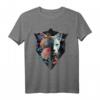 Katze Blaue Augen Mandala Tier Blumen Katzenmotiv T-Shirt – Perfektes Geschenk für Katzenliebhaber und Tierfreunde