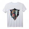 Katze Blaue Augen Mandala Tier Blumen Katzenmotiv T-Shirt – Perfektes Geschenk für Katzenliebhaber und Tierfreunde