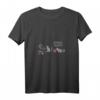 Damen Lustiges Katze Kätzchen T-Shirt mit Wolle & Stringtheorie - Humorvolles Wissenschafts-Design für Katzenliebhaberinnen