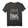 I Work On Computers Lustiges Katzen T-Shirt für Katzenliebhaber - Witziges Tier-Design für Computerfans
