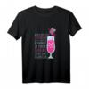 Lustiges Cocktail Spruch T-Shirt für Frauen - Ironisches Damen Shirt mit schwarzem Humor für gute Laune & Geschenkideen