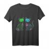 HapFrog Tag der Toten T-Shirt mit Sugar Skull Katzen Design – Perfekt für Día de los Muertos & Halloween für Katzenliebhaber