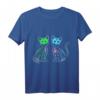 HapFrog Tag der Toten T-Shirt mit Sugar Skull Katzen Design – Perfekt für Día de los Muertos & Halloween für Katzenliebhaber