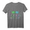 HapFrog Tag der Toten T-Shirt mit Sugar Skull Katzen Design – Perfekt für Día de los Muertos & Halloween für Katzenliebhaber