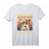 Einatmen Ausatmen Ignorieren Katze T-Shirt - Lustiges, Sarkastisches Geschenk für Kollegen, Chef & Familie