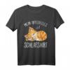 Mein Offizielles Schlafshirt Katze T-Shirt – Bequeme und lustige Schlafkleidung für Katzenliebhaber, perfekt als Geschenk zu Weihnachten und Geburtstag