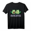 Avogato Avocado Katze Vegan T-Shirt - Fröhliches Tier- und Gemüse-Motiv für Veganer und Gemüseliebhaber