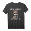 Guten Morgen Dünnes Eis Katzen T-Shirt – Lustiges Spruchshirt für Morgenmuffel, Kaffeetrinker & Katzenliebhaber