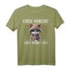 Guten Morgen Dünnes Eis Katzen T-Shirt – Lustiges Spruchshirt für Morgenmuffel, Kaffeetrinker & Katzenliebhaber
