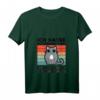Damen Lustiges Katzen T-Shirt mit V-Ausschnitt – Für Büromenschen und Katzenliebhaberinnen, Perfekt als Geschenk zu Weihnachten & Geburtstag