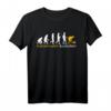 Katzenvater Evolution T-Shirt für Katzen- und Kätzchenliebhaber – Lustiges Vatertagsgeschenk für Katzenfans