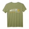Katzenvater Evolution T-Shirt für Katzen- und Kätzchenliebhaber – Lustiges Vatertagsgeschenk für Katzenfans