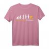 Katzenvater Evolution T-Shirt für Katzen- und Kätzchenliebhaber – Lustiges Vatertagsgeschenk für Katzenfans