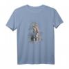 Wilder Luchs Katze T-Shirt mit Buntstift-Design – Perfektes Geschenk für Tierliebhaber, Mütter, Väter, Kinder und Freunde