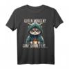 Guten Morgen? Ganz dünnes Eis... Lustiges Katzen & Kaffee T-Shirt für Morgenmuffel - Bequem und humorvoll für Katzen- und Kaffee-Liebhaber