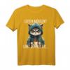 Guten Morgen? Ganz dünnes Eis... Lustiges Katzen & Kaffee T-Shirt für Morgenmuffel - Bequem und humorvoll für Katzen- und Kaffee-Liebhaber