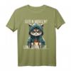 Guten Morgen? Ganz dünnes Eis... Lustiges Katzen & Kaffee T-Shirt für Morgenmuffel - Bequem und humorvoll für Katzen- und Kaffee-Liebhaber