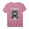 Guten Morgen? Ganz dünnes Eis... Lustiges Katzen & Kaffee T-Shirt für Morgenmuffel - Bequem und humorvoll für Katzen- und Kaffee-Liebhaber