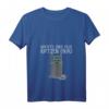 Damen Katzen T-Shirt mit Spruch 'Nachts sind alle Katzen grau' - Blauäugige Graue Katze mit V-Ausschnitt, stylische Tierliebhaber Kleidung für Frauen und Männer