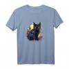 Katzenbesitzer Mystische Katze Kater Schwarze Katzen T-Shirt – Perfektes Geschenk für Katzenliebhaber, Mamas und Papas zu Geburtstag, Muttertag, Vatertag & Weihnachten