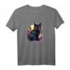 Katzenbesitzer Mystische Katze Kater Schwarze Katzen T-Shirt – Perfektes Geschenk für Katzenliebhaber, Mamas und Papas zu Geburtstag, Muttertag, Vatertag & Weihnachten