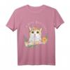 Nur ein Mädchen, das Katzen liebt - Katzen Katze Geschenk T-Shirt für Frauen, Geburtstags- und Weihnachtsgeschenk für Katzenfans