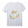 Nur ein Mädchen, das Katzen liebt - Katzen Katze Geschenk T-Shirt für Frauen, Geburtstags- und Weihnachtsgeschenk für Katzenfans