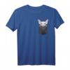 Sphynx-Katze in Brusttasche T-Shirt – Lustiges Geschenk für Katzenliebhaber, Mom & Dad, Perfekt für echte Sphynx-Fans