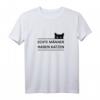 Echte Männer haben Katzen T-Shirt – Humorvolles Geschenk für Katzenliebhaber und Männer