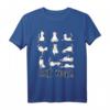 Fun Katze Yoga Geschenk T-Shirt für Männer, Frauen und Kinder – Lustiges Yoga- und Katzen-Shirt als perfektes Geschenk für Tier- und Yoga-Liebhaber