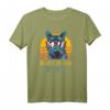 Herren Bester Katzenpapa Retro Best Cat Dad Katzenliebe T-Shirt – Lustiges Geschenk für Katzenliebhaber zum Geburtstag, Vatertag & Weihnachten