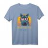Herren Bester Katzenpapa Retro Best Cat Dad Katzenliebe T-Shirt – Lustiges Geschenk für Katzenliebhaber zum Geburtstag, Vatertag & Weihnachten