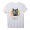 Herren Bester Katzenpapa Retro Best Cat Dad Katzenliebe T-Shirt – Lustiges Geschenk für Katzenliebhaber zum Geburtstag, Vatertag & Weihnachten