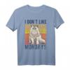 Lustiges Katzen T-Shirt: 'I Don't Like Monday Mornings' – Perfektes Geschenk für Montagmuffel, Katzenliebhaber und Kaffee-Fans