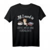 Lustiges Schach Schachfigur Katze Kaffee T-Shirt – Humorvolles Design für Schachspieler, Turniere & Online-Schach