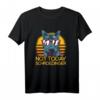 Not Today Schrödingers Experiment Katze T-Shirt - Lustiges Physikdesign für Wissenschaftler, Studenten & Katzenliebhaber