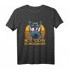 Not Today Schrödingers Experiment Katze T-Shirt - Lustiges Physikdesign für Wissenschaftler, Studenten & Katzenliebhaber