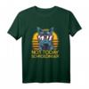 Not Today Schrödingers Experiment Katze T-Shirt - Lustiges Physikdesign für Wissenschaftler, Studenten & Katzenliebhaber