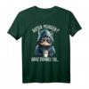 Guten Morgen ganz dünnes Eis... Lustiges Katzen Kaffee T-Shirt für Morgenmuffel, Schichtarbeiter & Bürocollegen