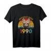 32. Geburtstag Vintage Cat T-Shirt – Lustiges Retro Shirt für Katzenliebhaber & Geburtstagsfeier im Old School Style