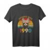 32. Geburtstag Vintage Cat T-Shirt – Lustiges Retro Shirt für Katzenliebhaber & Geburtstagsfeier im Old School Style