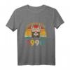 32. Geburtstag Vintage Cat T-Shirt – Lustiges Retro Shirt für Katzenliebhaber & Geburtstagsfeier im Old School Style