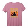 Pew Pew Madafakas Katze Retro Grafik T-Shirt – Lustiges Katzen Design für Party, Geburtstag & Geschenk an Freunde & Familie
