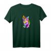Damen Bunte Katze - Lustiges Katzen T-Shirt mit Tatzen Motiv für Katzenliebhaberinnen